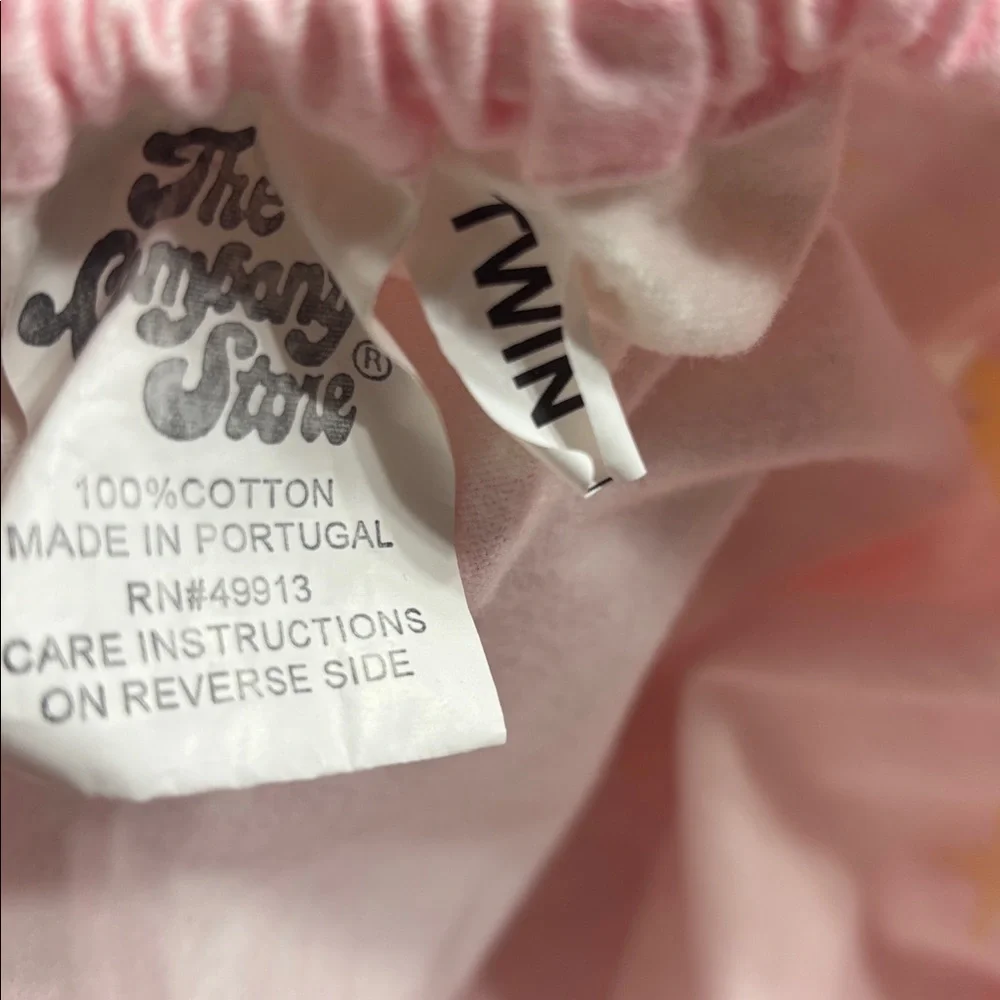 The Company Store Pink Princess Bedding Set Cotton Flannel Warm Girls Size Twin